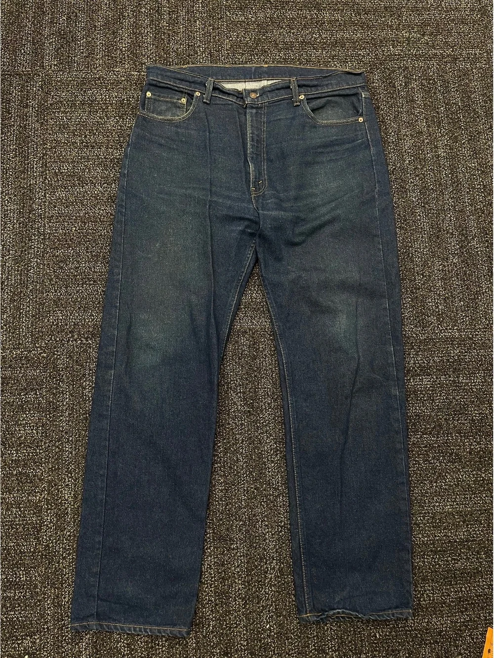 Vintage 80s 90s Levi's 505 0216 Jeans Men's 40x32 Red Tab Dark Denim USA